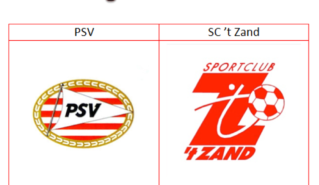Sc ’t Zand Vr1 speelt oefenwedstrijd tegen PSV Vr1 op 20 oktober 2015
